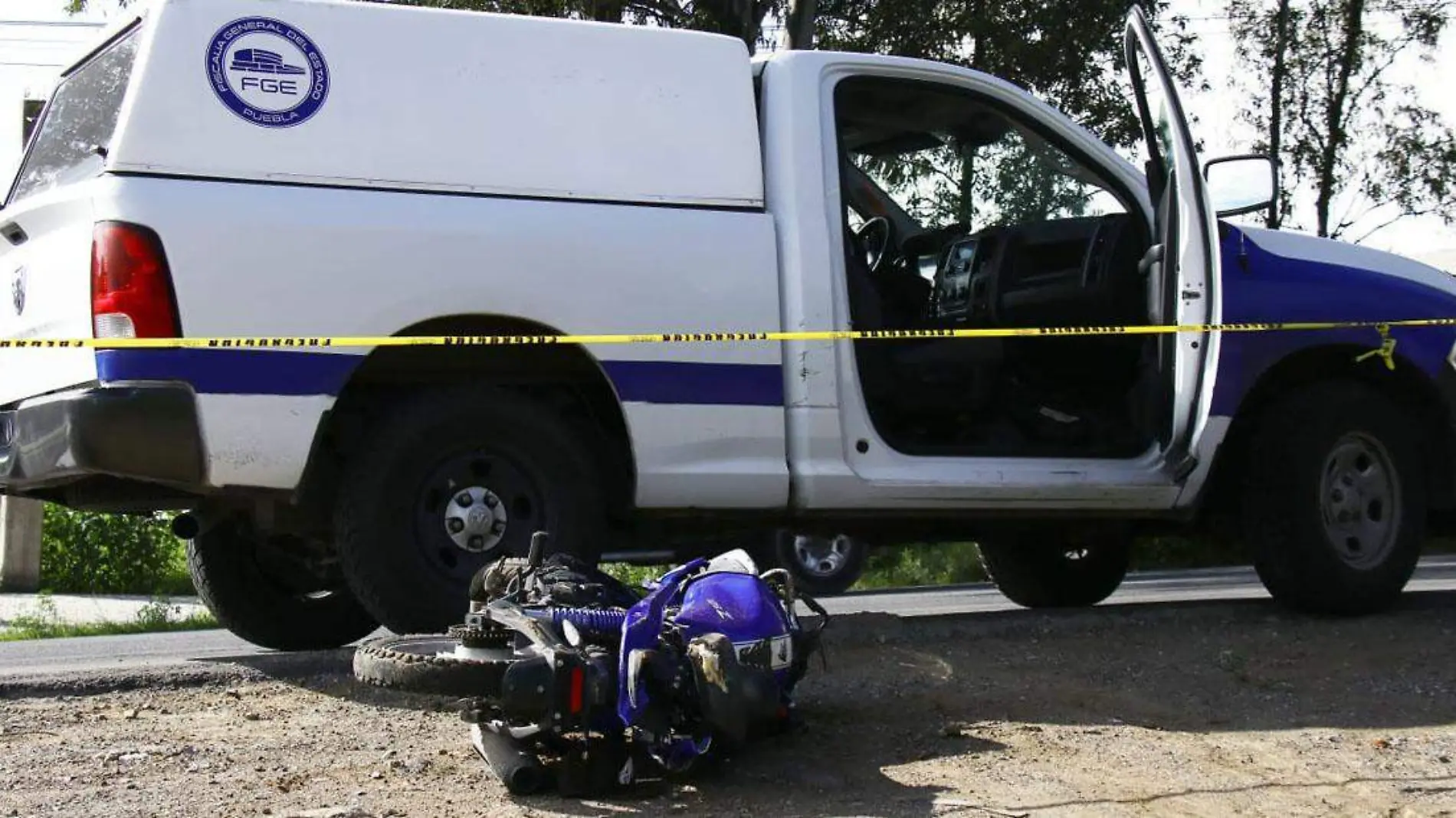 Muere motociclista sobre la carretera federal a Atlixco 